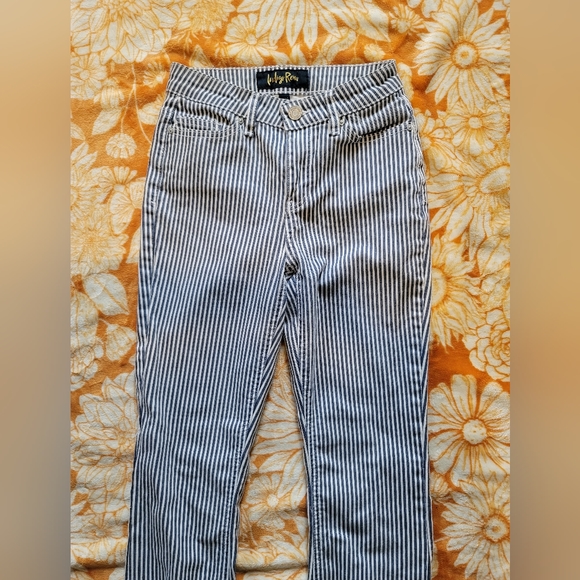 Indigo Rein Pinstripe Flares - Picture 6 of 6